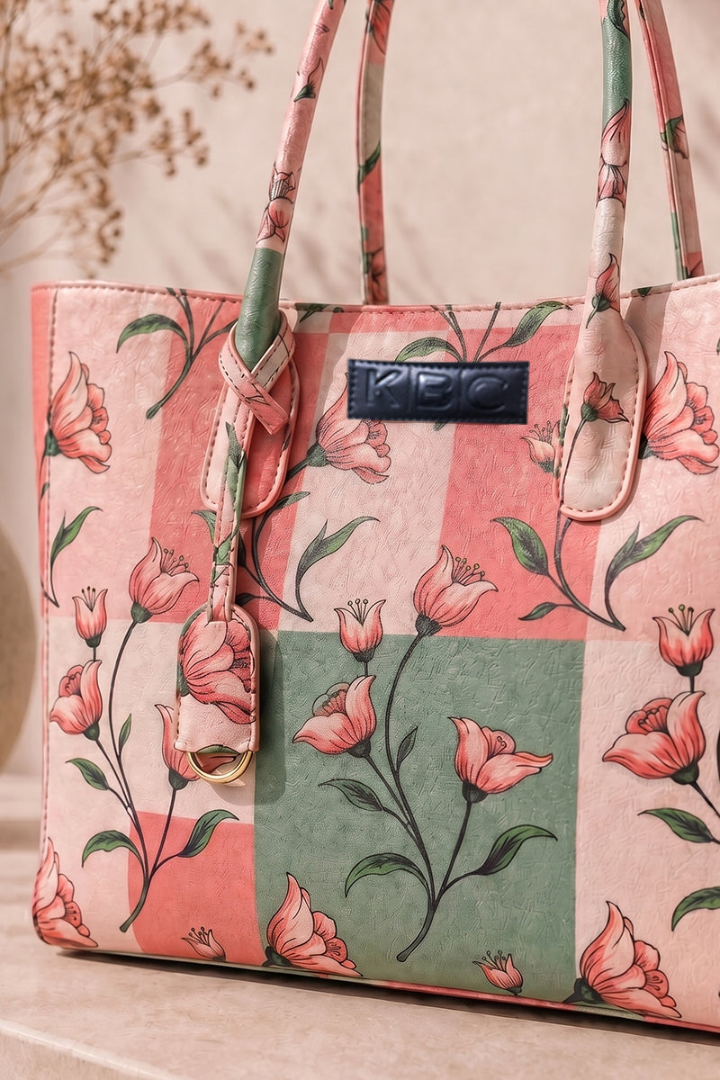 Canvas - Handbags (Pink and Mint Green)
