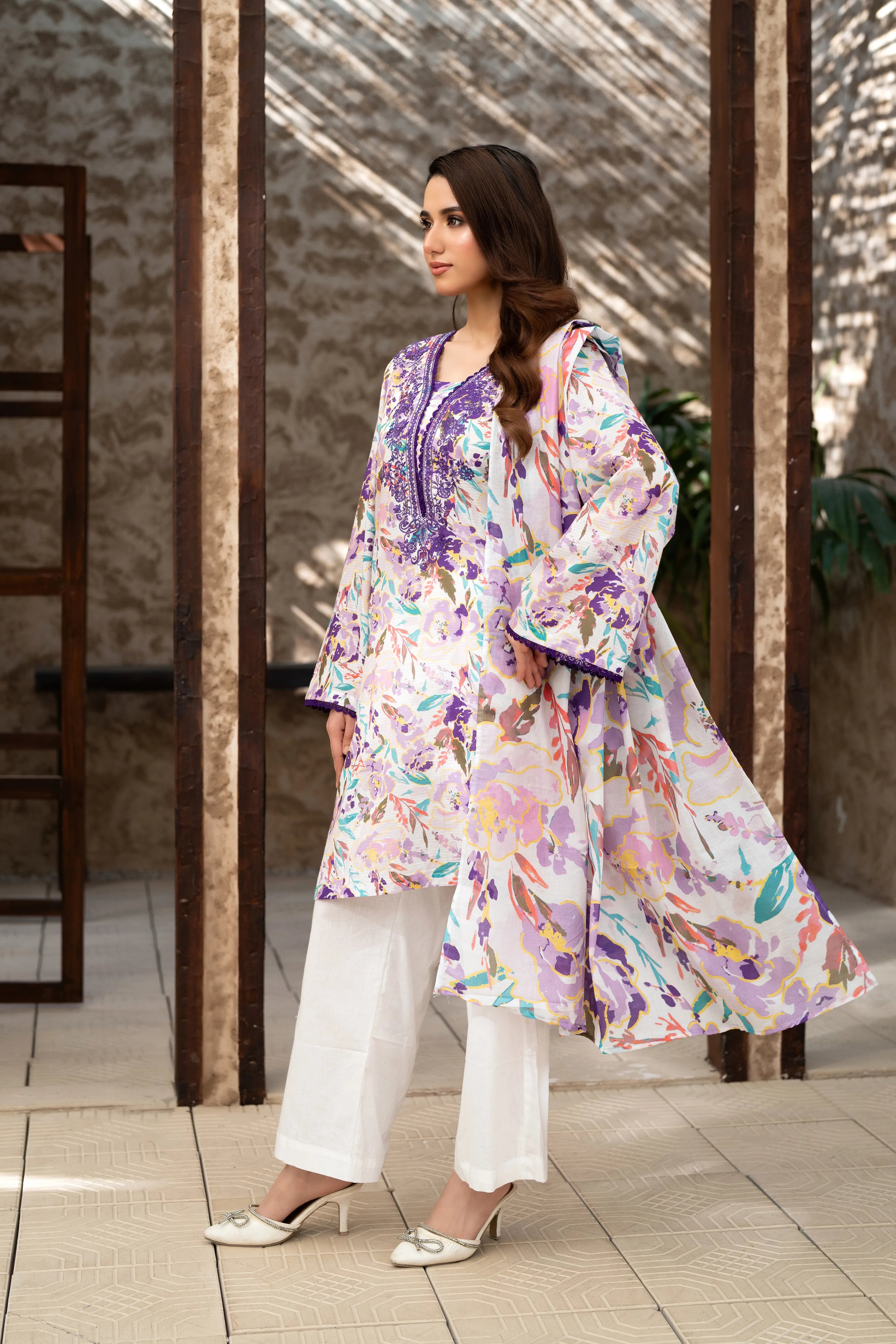 Lavender Bloom Lawn Set