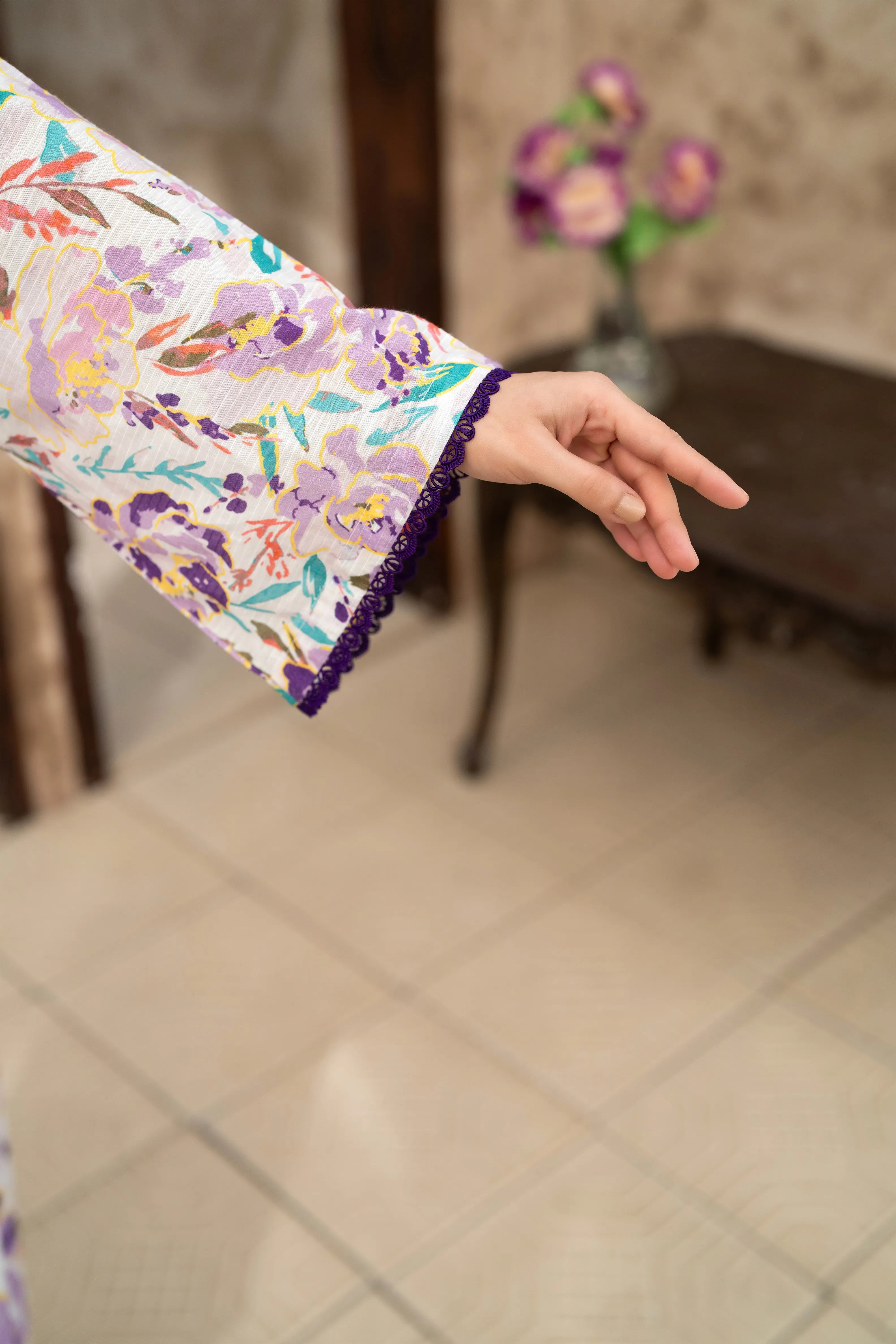 Lavender Bloom Lawn Set
