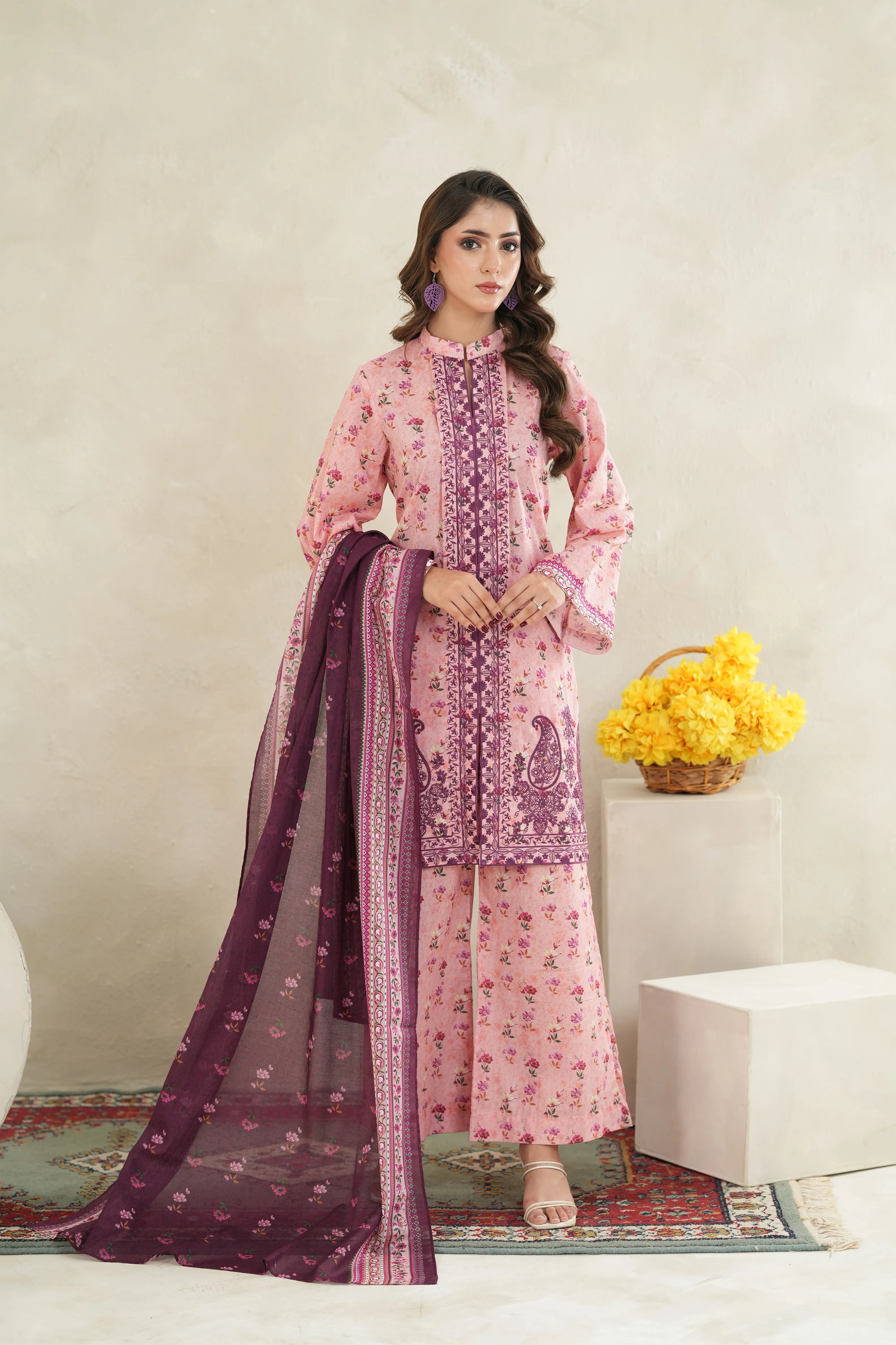 Ivory Blossom Lawn Set