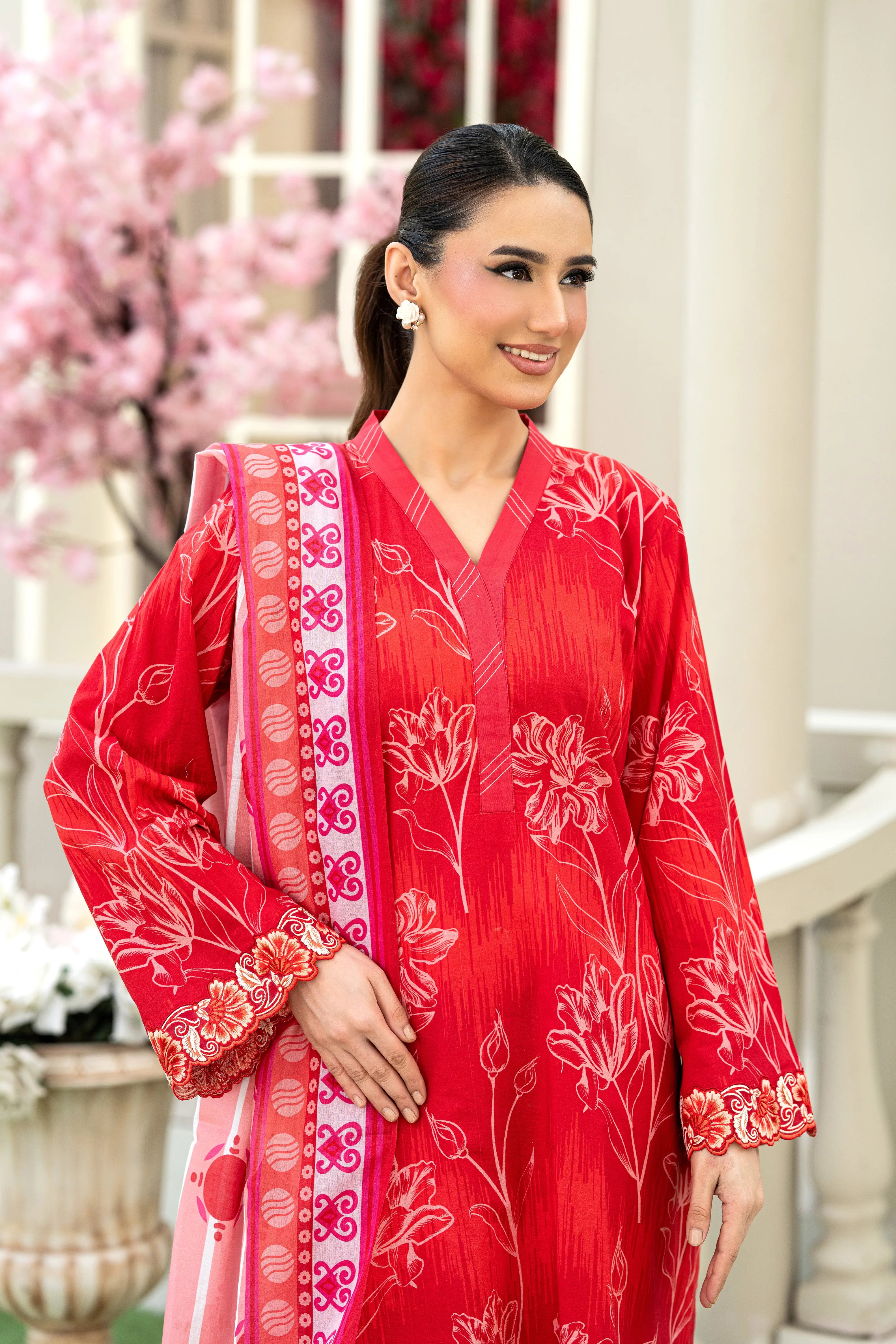 Ruby Bloom Lawn Set