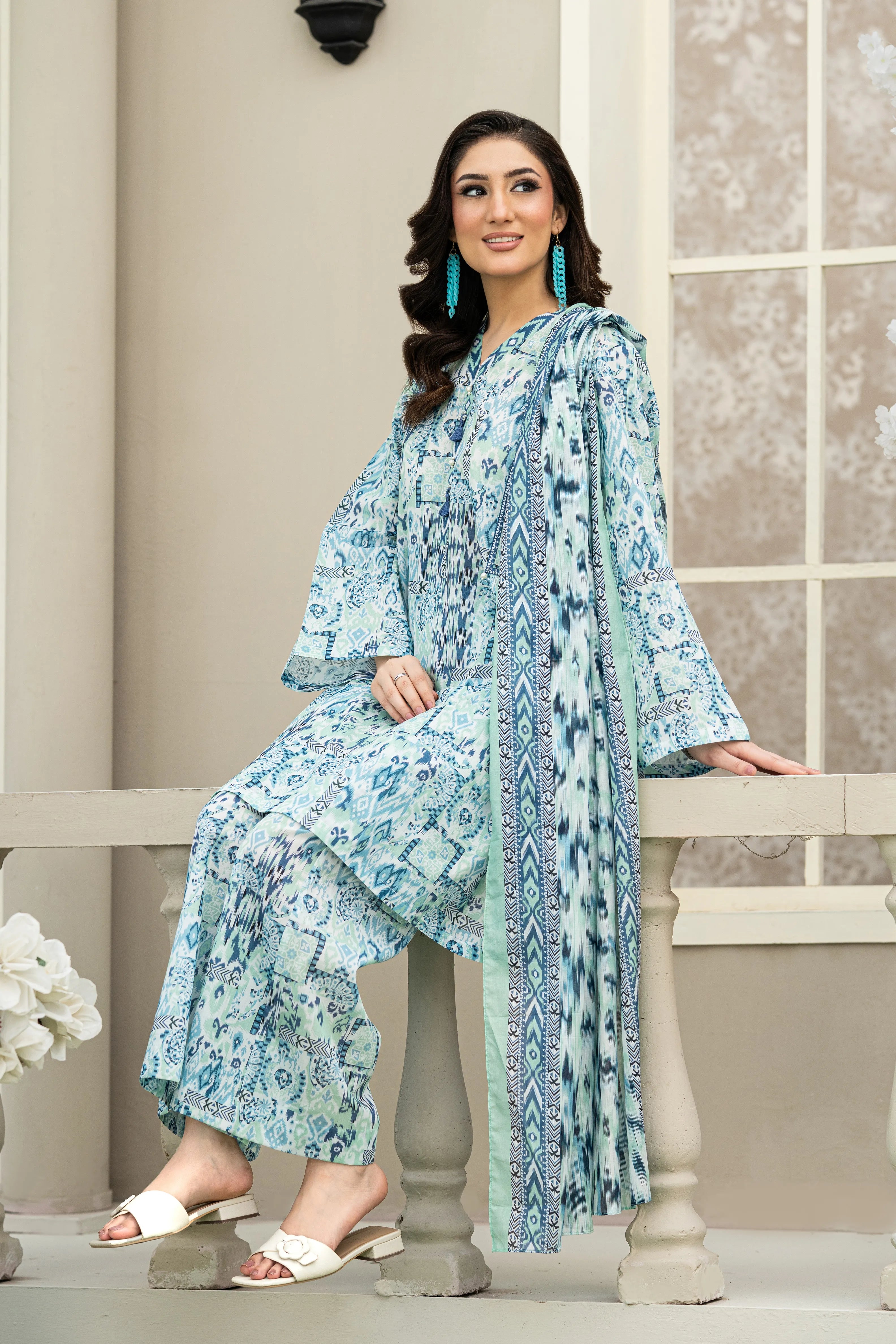 Aqua Serenity Lawn Set