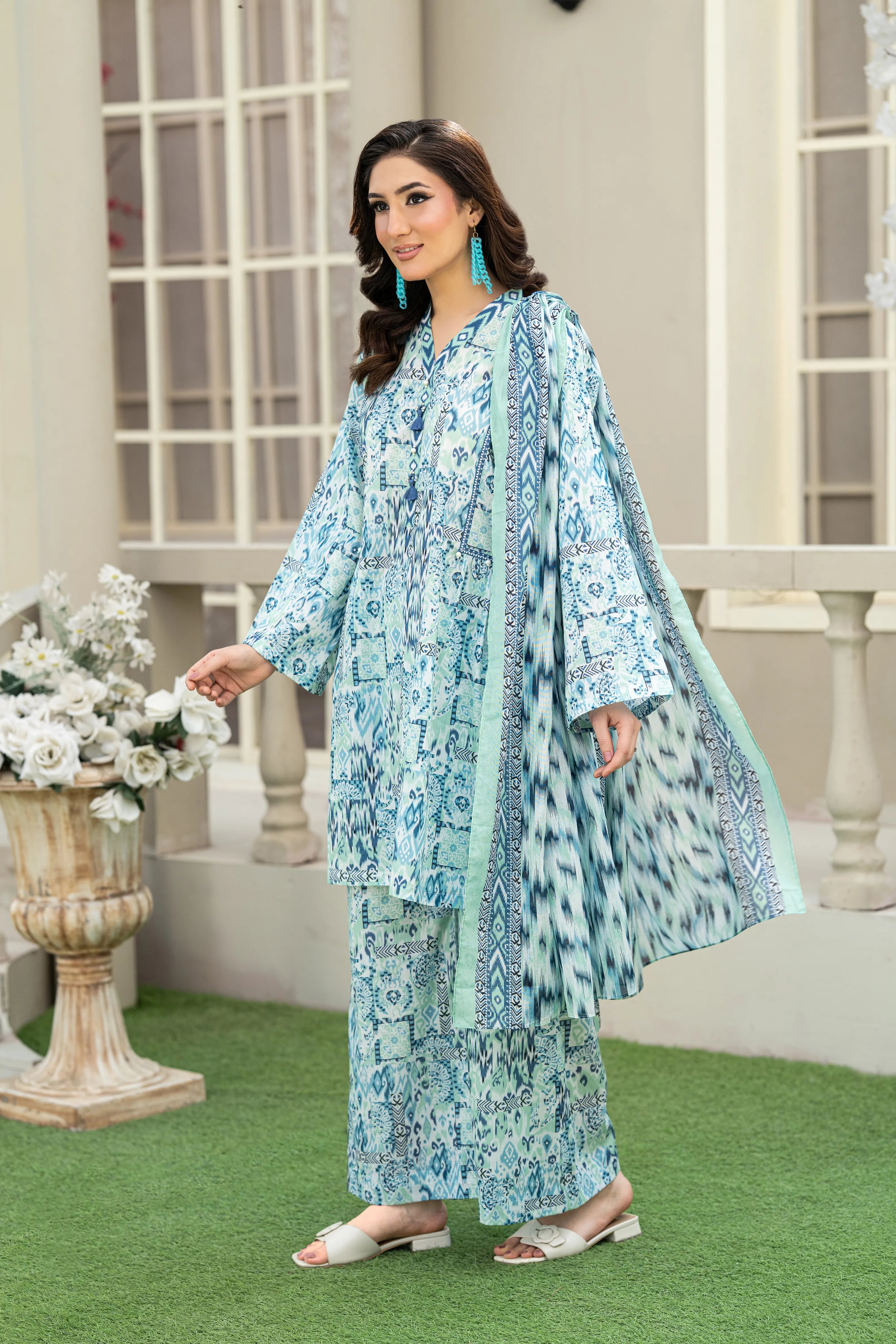 Aqua Serenity Lawn Set