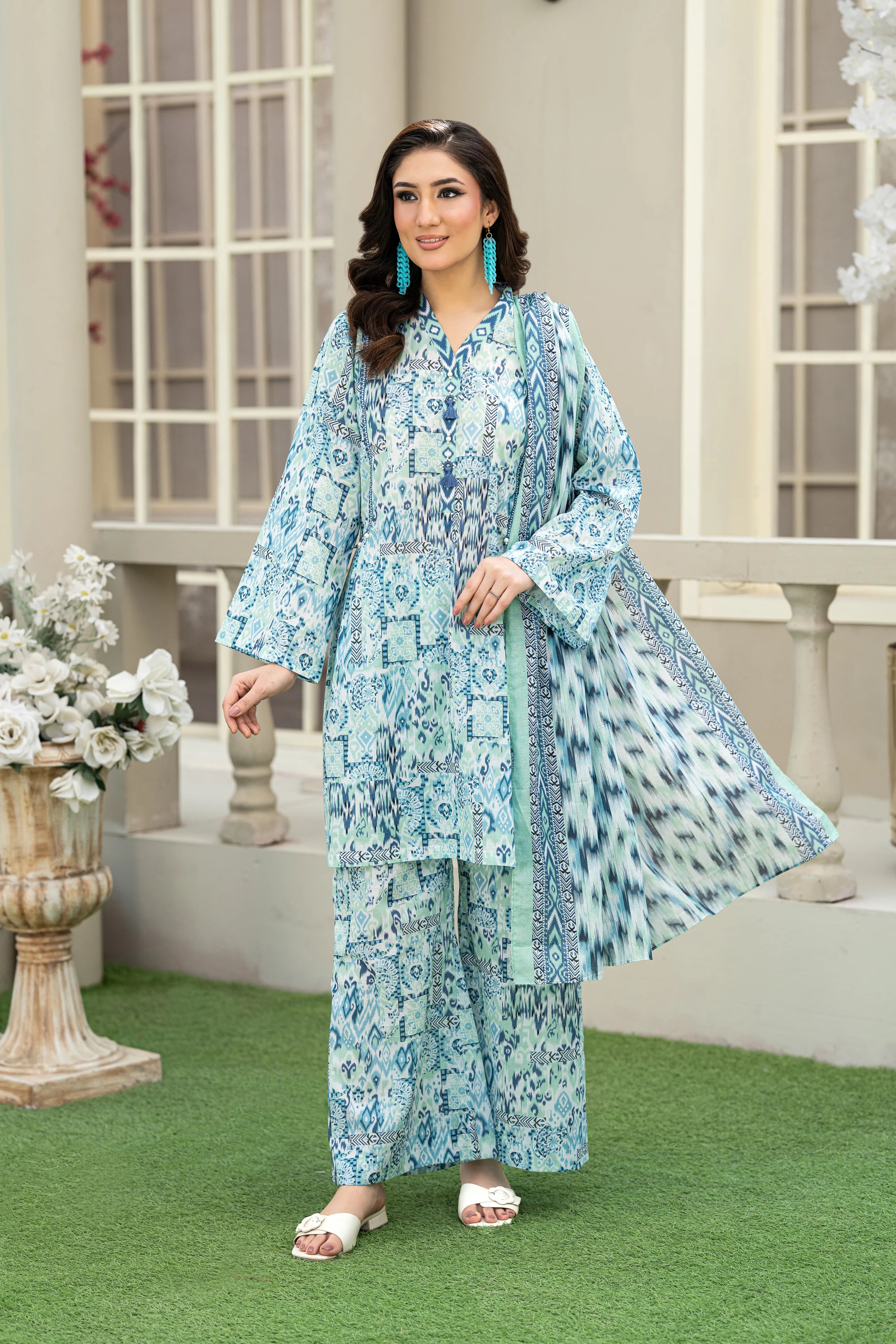 Aqua Serenity Lawn Set
