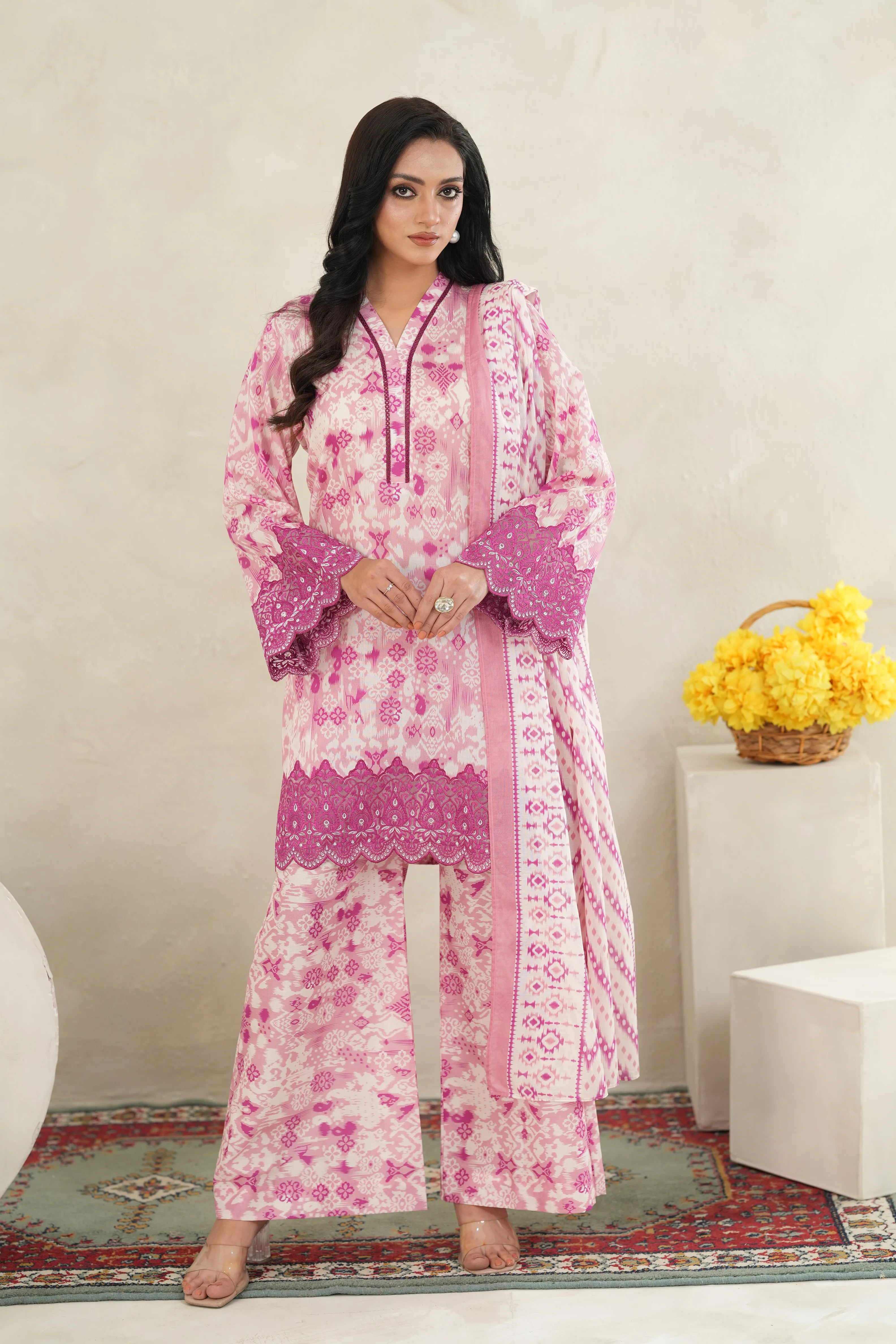 Rose Bloom Lawn Set