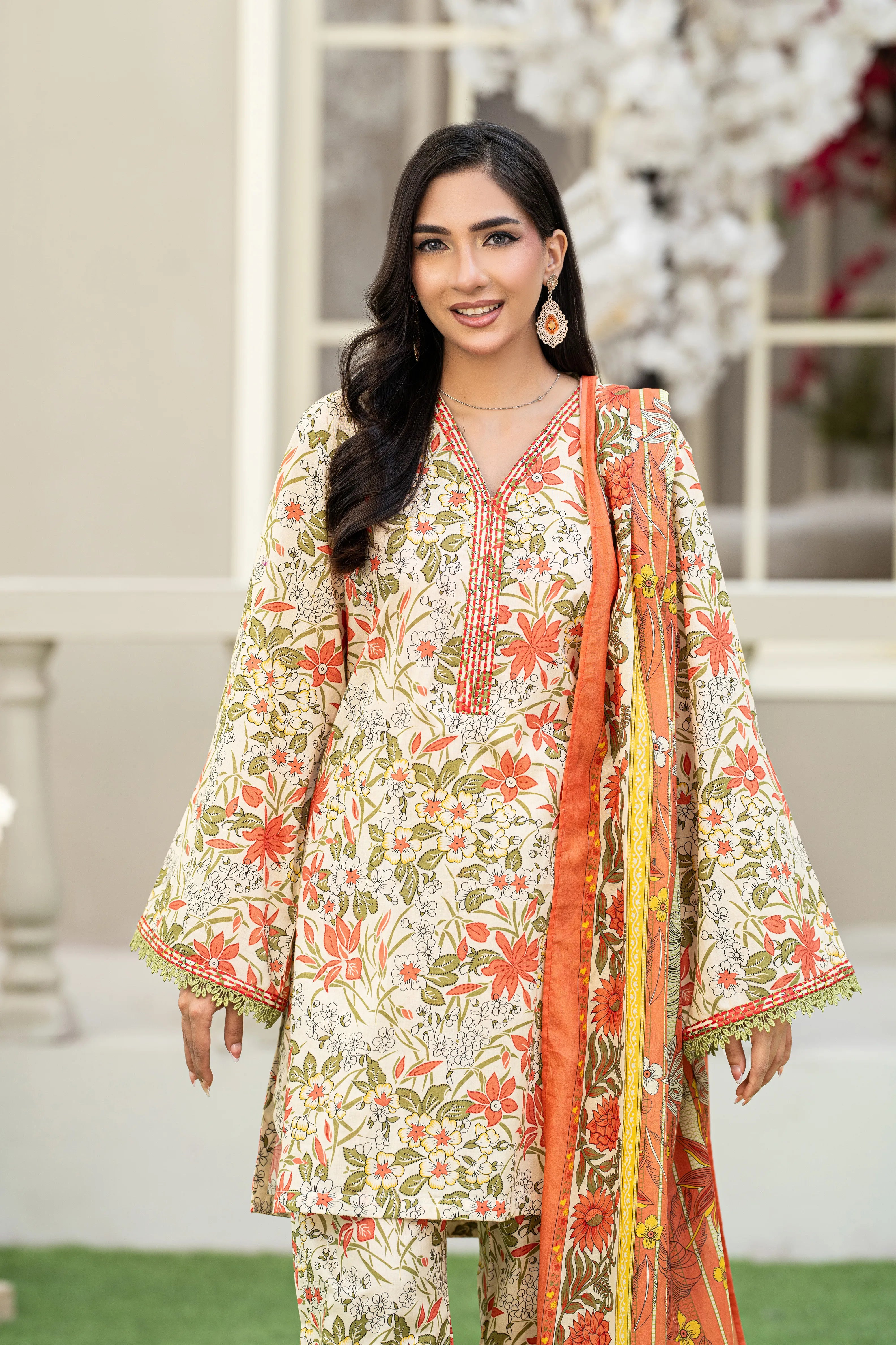 Peach Garden Lawn Set