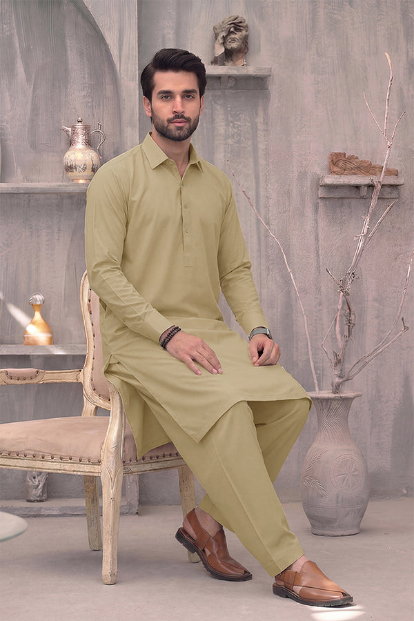 KBC Fashion – Men’s Unstitched Wash & Wear Fabric (Lime)