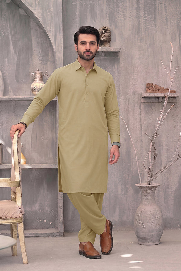 KBC Fashion – Men’s Unstitched Wash & Wear Fabric (Lime)