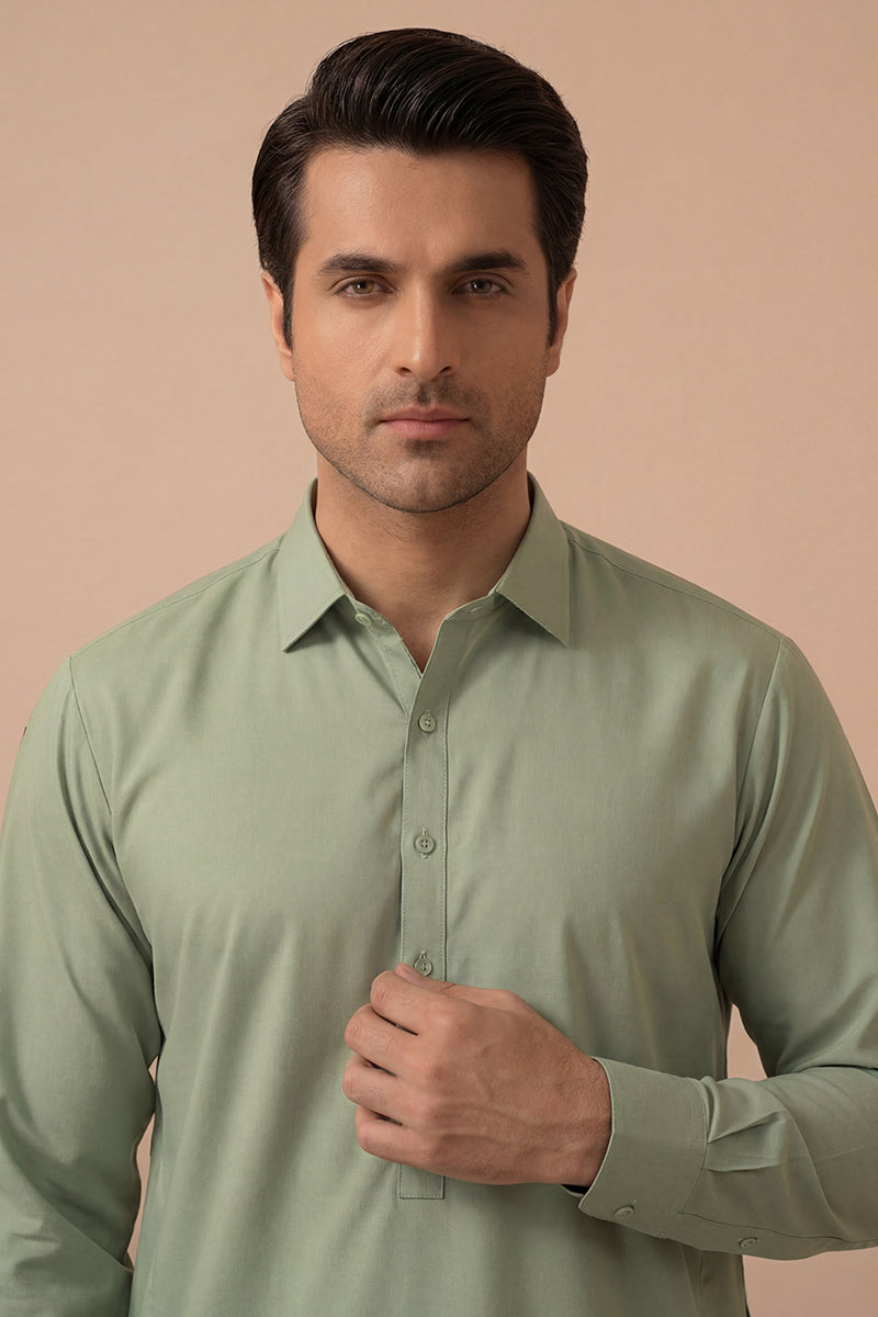 KBC Fashion – Men’s Unstitched Wash & Wear Fabric (Jade)